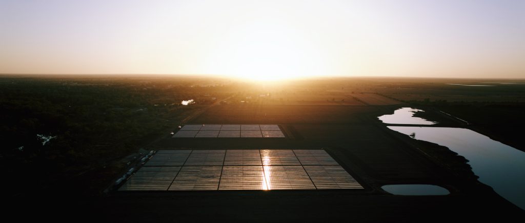 Latitude (foreground) and Chillamurra Solar Farms, Boggabilla NSW